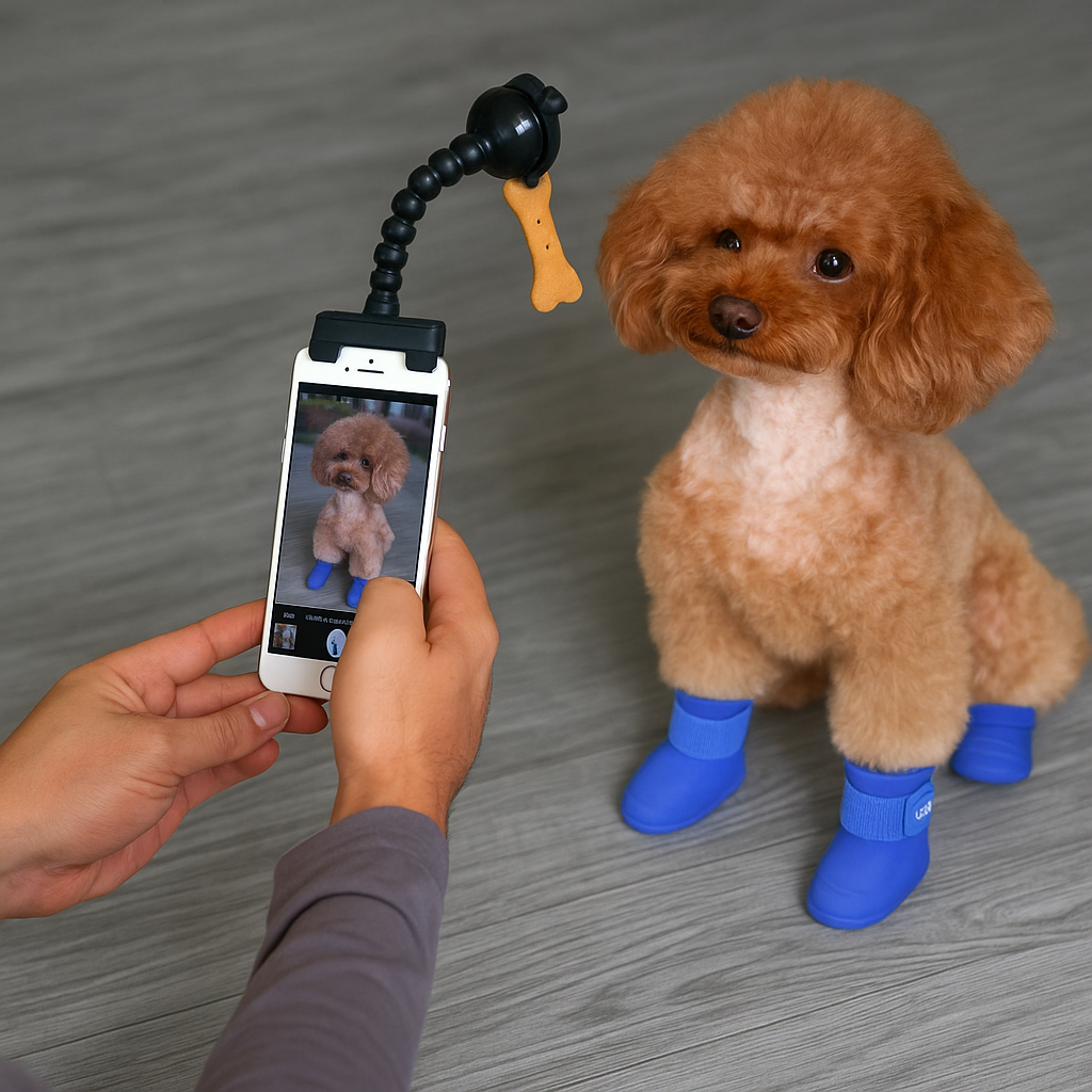 Perche à selfie pour animaux de compagnie