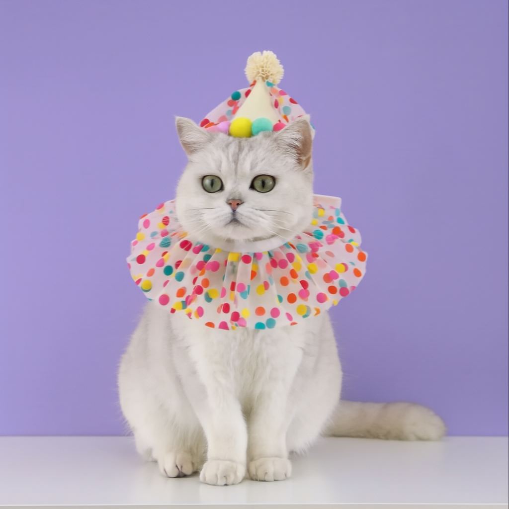 Ensemble de fête d'anniversaire pour animaux de compagnie