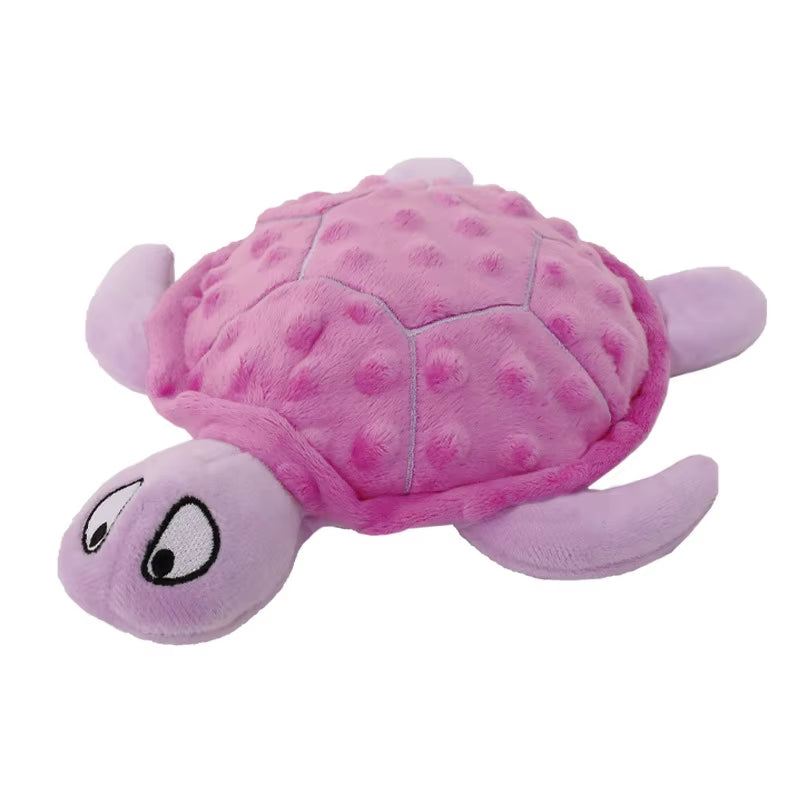 Turtle Squeak Dog Toy Sea Turtle Puppy Plush Pet Toy Play Interactive Supplies