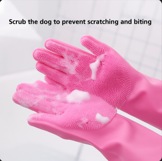 Gants de toilettage pour animaux de compagnie