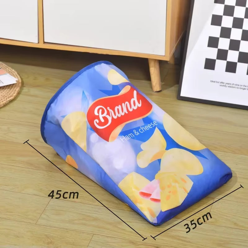 Funny Crisps Cat Tunnels Foldable Pet Cat Toy Kitty Pet Training Interactive Toys Spliced Tunnel Kitten Tunnel Tube Pet Supplies