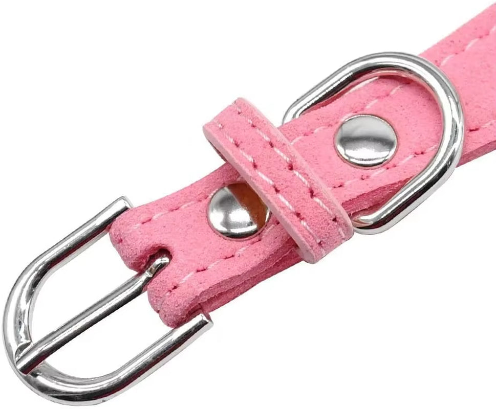 Pet Harness Leash with Rhinestone Bling Crystal Adjustable Chest Strap Soft Suede Bow Leather High Quality Drop Shipping