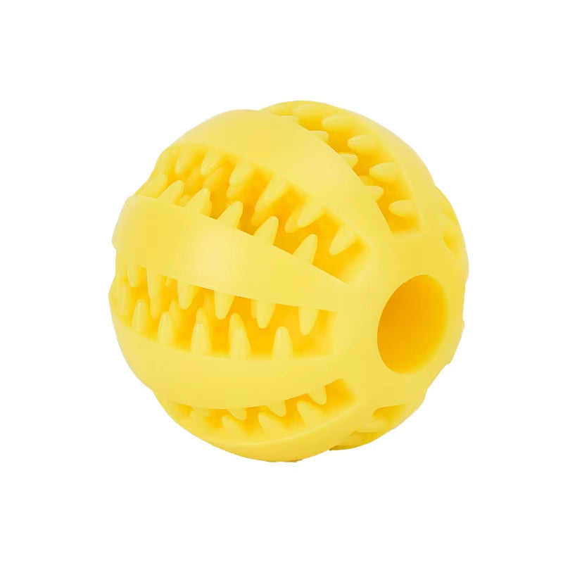 Dog Ball Toy, Dog Food-Leaking Toy, Rubber Chew Toys for Dog, Molar Toy, Pet Interactive Toy