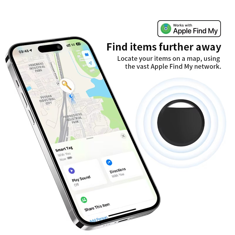 Airtag Bluetooth GPS Trackers IPX 5 Waterproof Sport Tracking Find My Elderly Kids Pets Available Mini Finders for Iphone