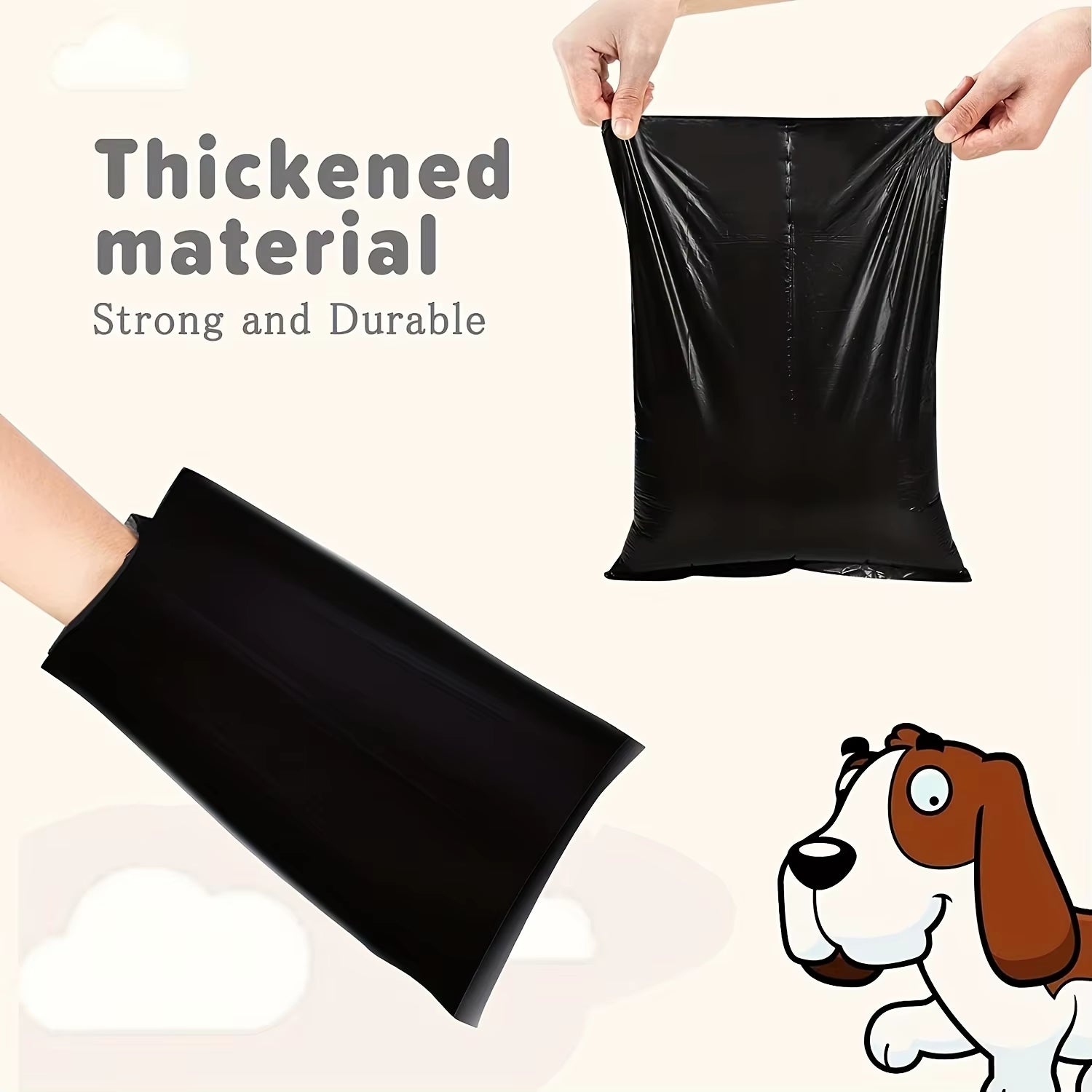 300/1500Pcs Dog Poop Bags, Portable Pet Waste Bags, Durable and Leak Proof Pet Garbage Bags, Pet Cleaning Supplies