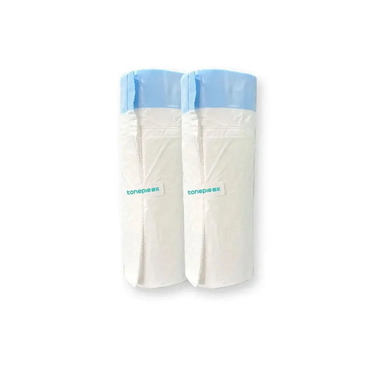 Tonepie Self-Cleaning Cat Litter Box Poop Bags Drawstring Closure for Tonepie Cat Toilet Pet Supplies Only 2 Rolls Garbage Bag