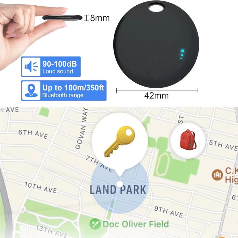 Android Smart Tag GPS Tracker Airtag Find My Device Google Bluetooth Mini Locator Tracking Location Finder Search Keys Cat Dog