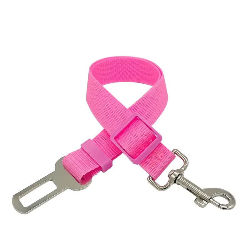 Animal Dog Pet Car Safety Seat Belt Harness Restraint Lead Leash Travel Clip Dogs Supplies Accessories for Travel Seat Covers