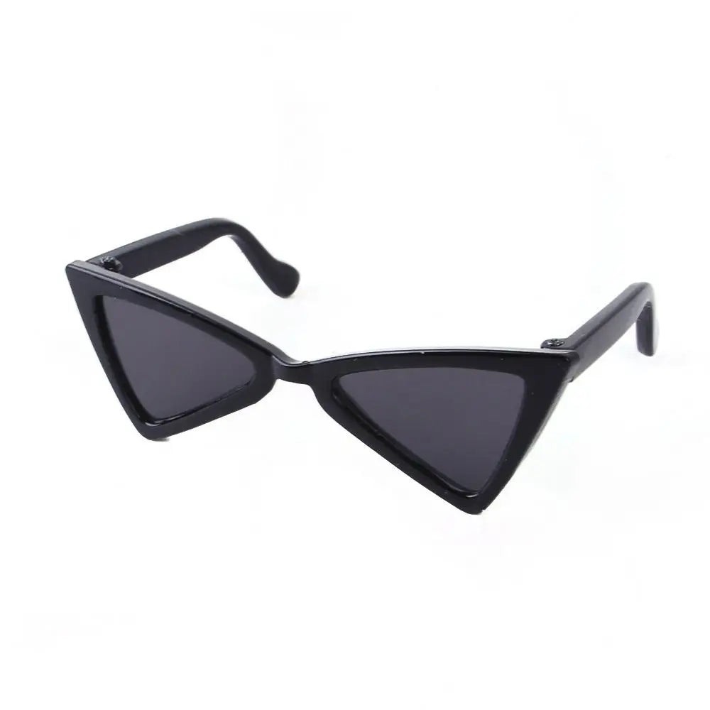 Vintage Triangular Pet Cat Sunglasses Pet Products for Small Dogs Kitten Puppy Cat Accessories Reflection Eyewear Glasses