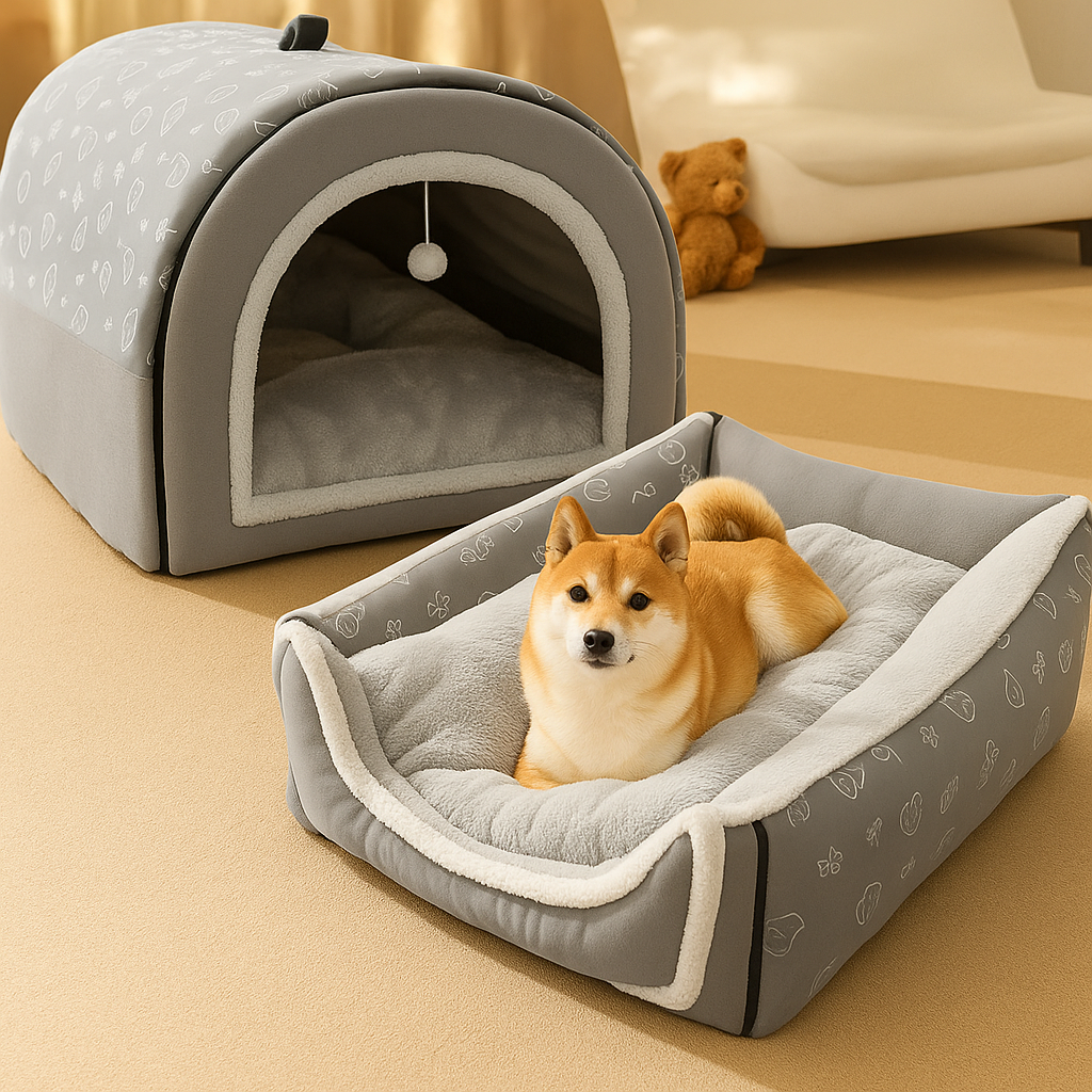 Moon Shell Pet Cave Bed