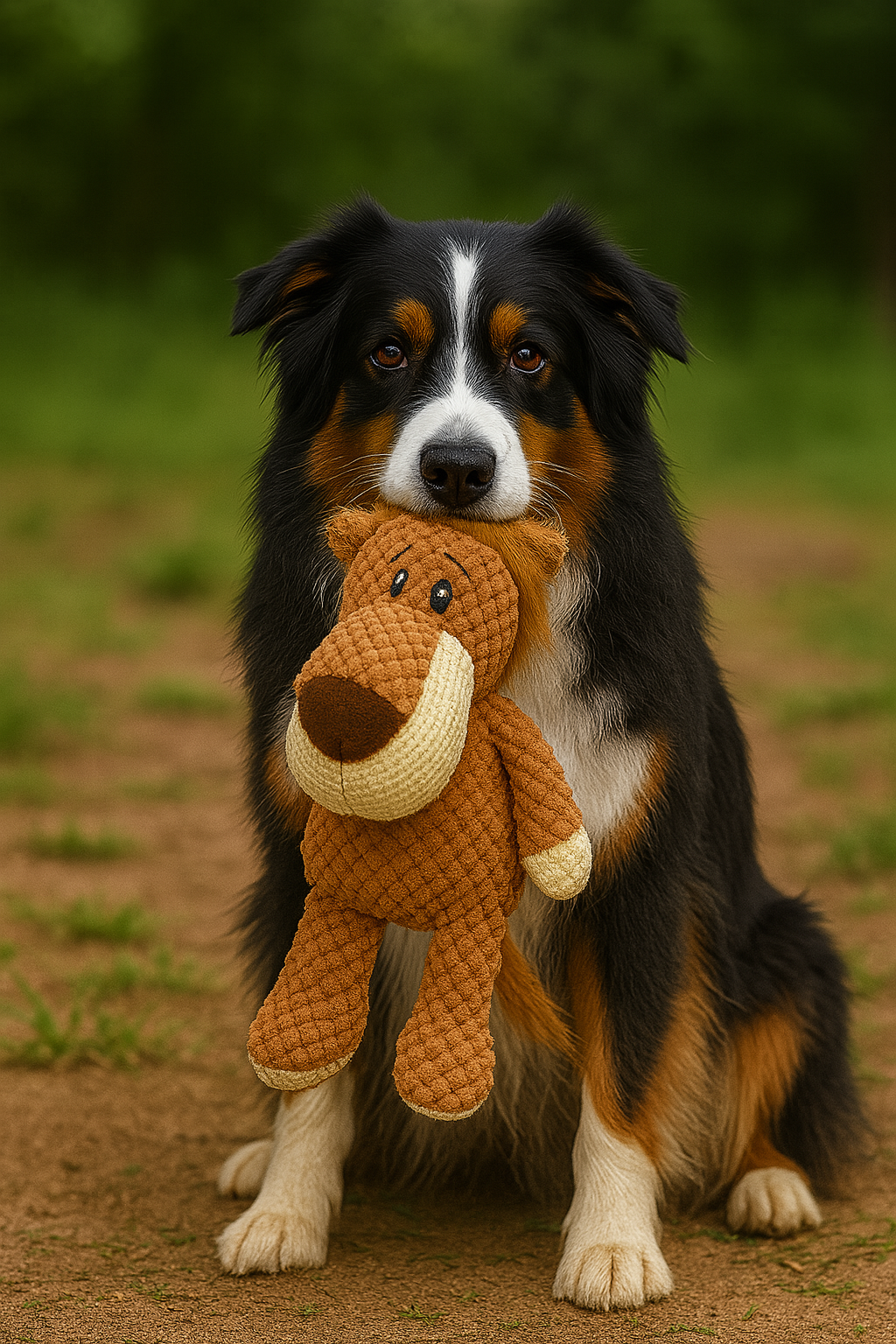 Jouet couineur en peluche pour chien