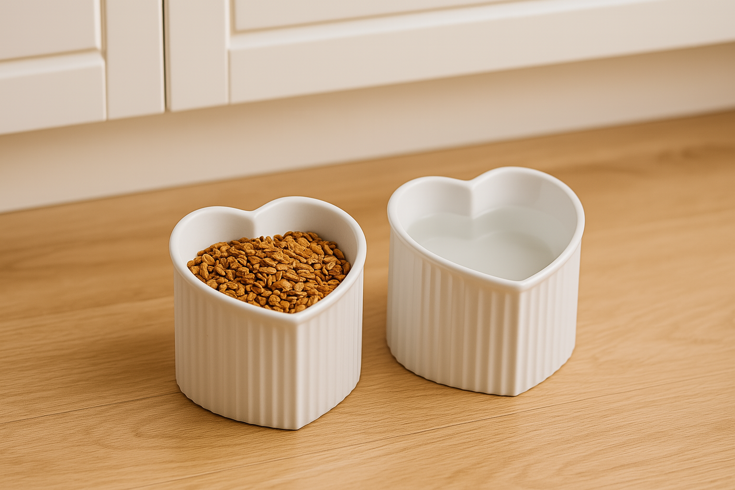 Gamelle surélevée pour animaux de compagnie White Heart