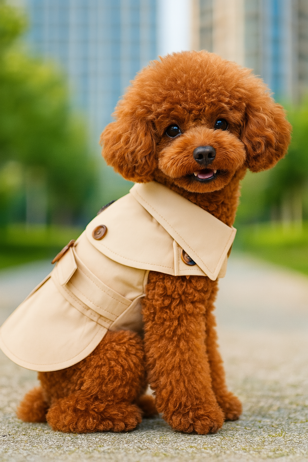 Trench-coat pour animaux de compagnie