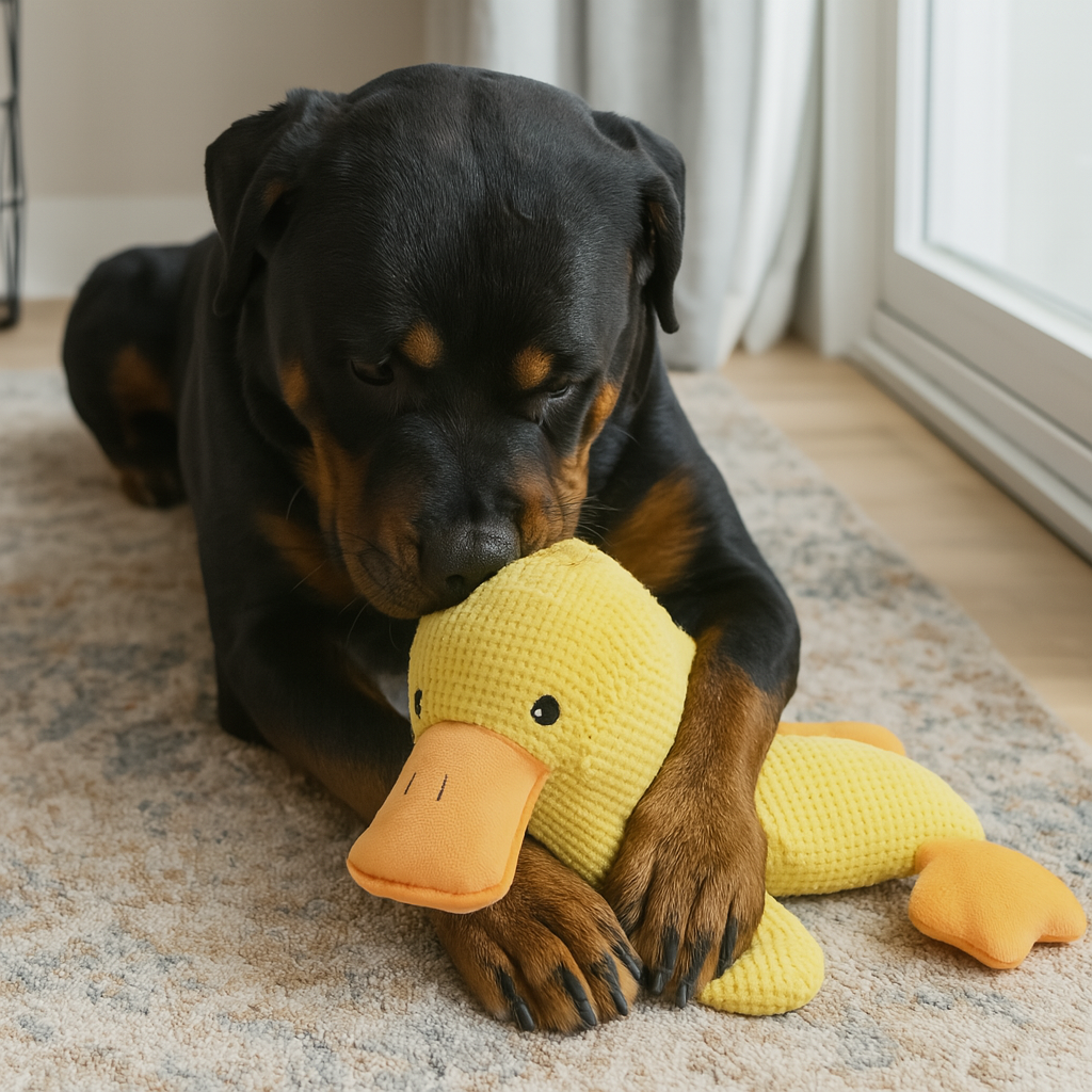 Plush Squeaky Duck Toy