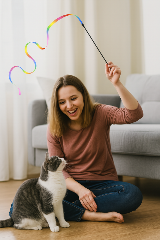 Regenboog Teaser-Stick