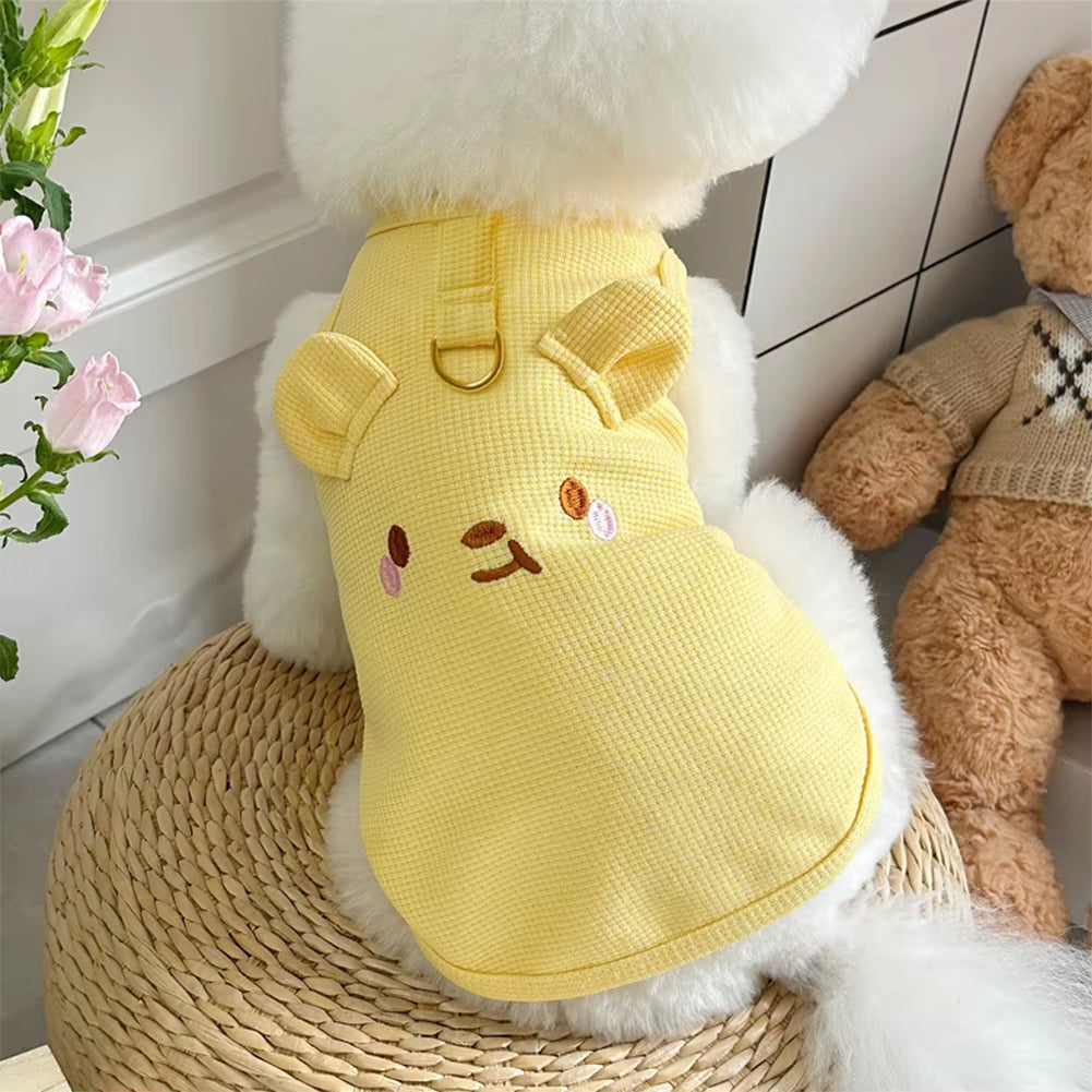 Summer Dog Vest Soft Breathable Pet T-Shirt for Small Medium Dogs Cats Puppy Clothes French Bulldog Chihuahua Bichon Costume