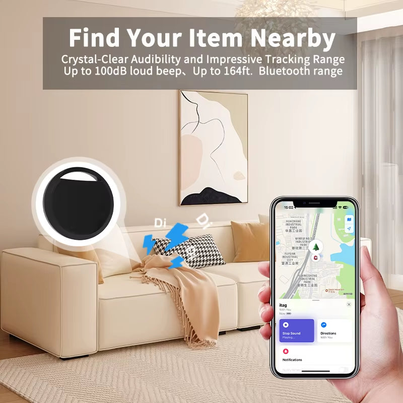 Airtag Bluetooth GPS Trackers IPX 5 Waterproof Sport Tracking Find My Elderly Kids Pets Available Mini Finders for Iphone