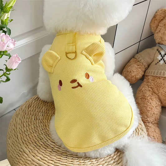 Summer Dog Vest Soft Breathable Pet T-Shirt for Small Medium Dogs Cats Puppy Clothes French Bulldog Chihuahua Bichon Costume