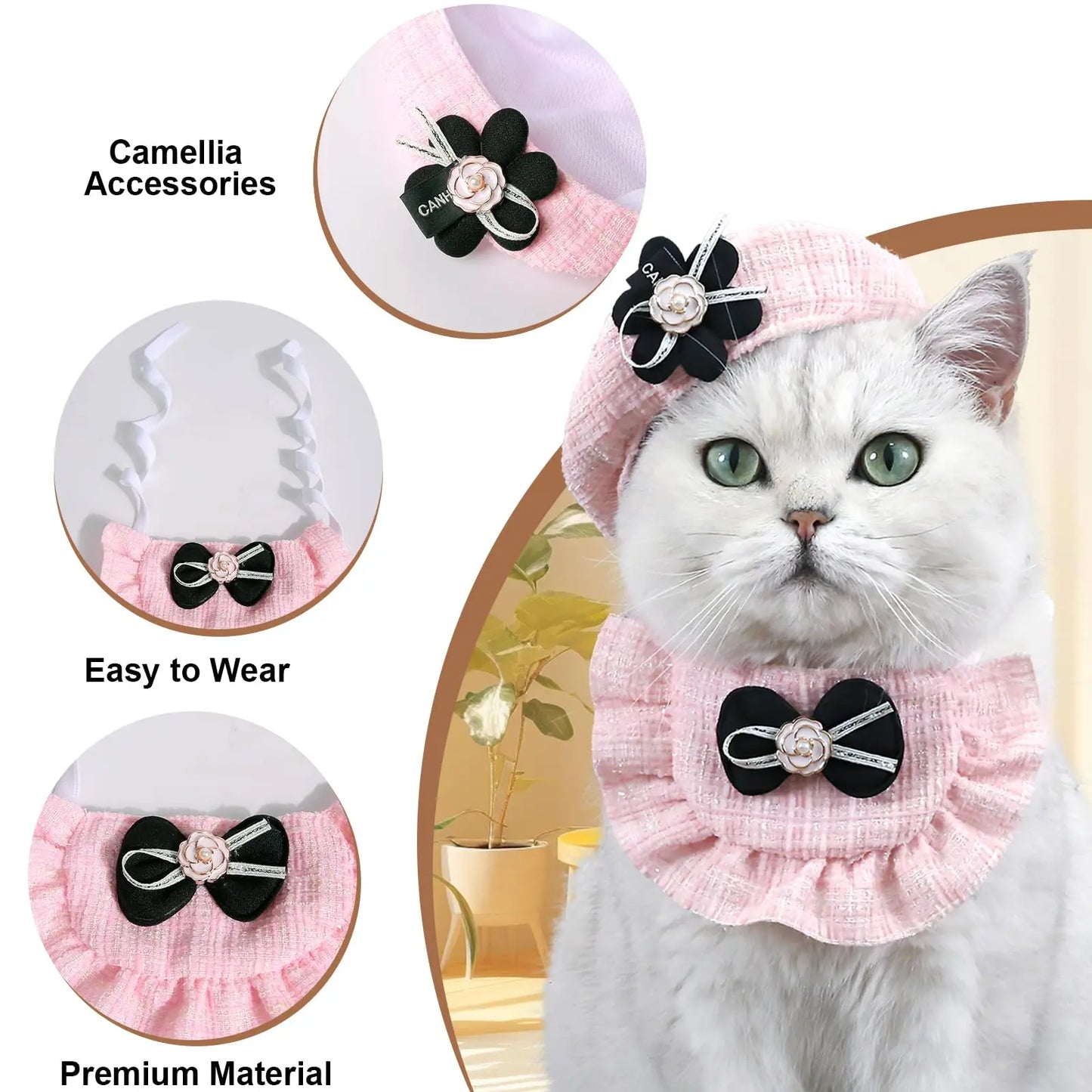 Pet Princess Costume, Halloween Christmas Cat Birthday Costume, Cat Clothes, Dog Party Costume