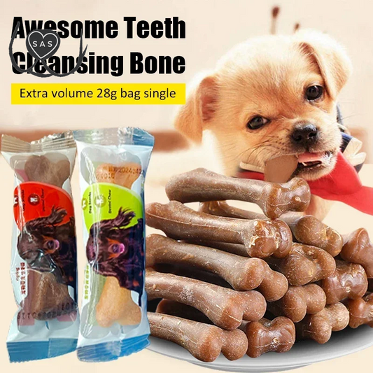 New Dog Snacks Teething Sticks 28G Teeth Cleansing Bone Fresh Ingredients Flavorful Nutritious Healthy Pet Puppy Snacks Foods