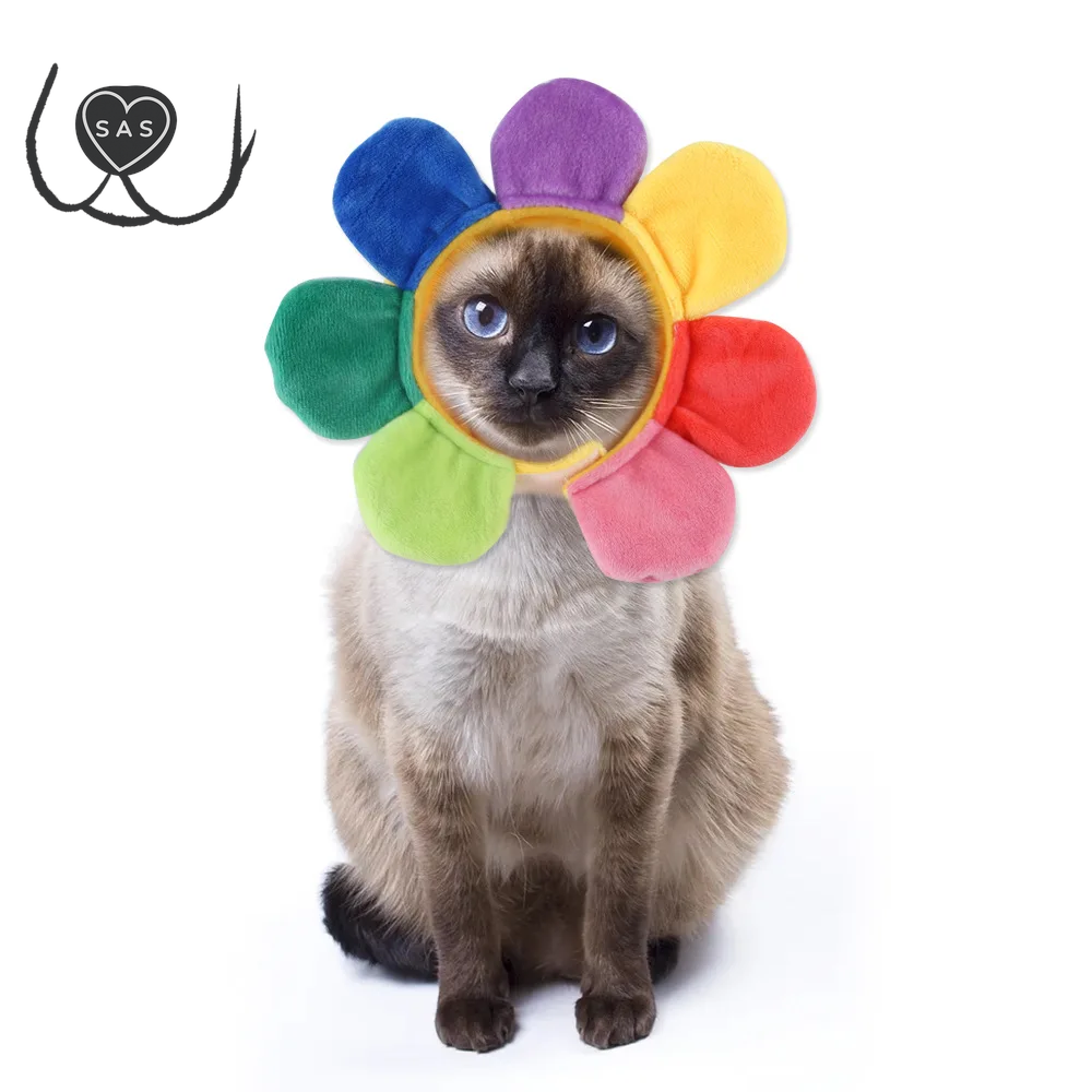 Cute Refined Cat Hat Plush Elastic Winter Pet Hat Puppy Kittens Knitted Hat Party Cosplay Props Decoration Cat Accessories Pet