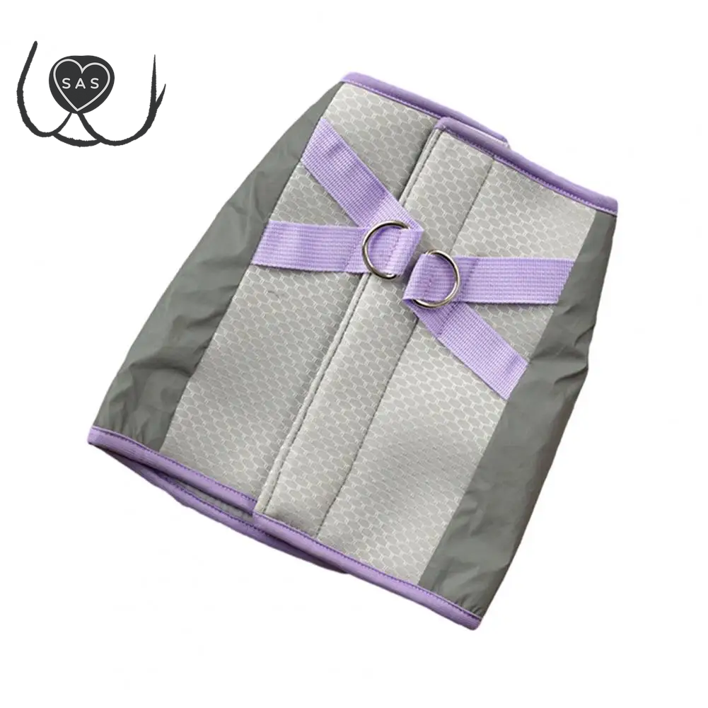 High Heat Prevention for Pets Adjustable Reflective Dog Vest for Summer Outdoor Activities Harness for Small Medium Dogs Quick
