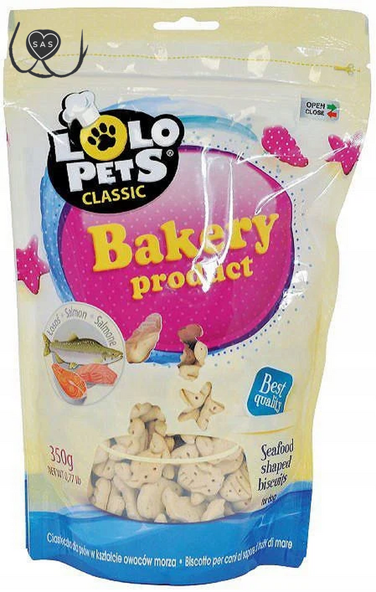 Lolo Pets Dog Treats Salmon Cookies 350 G
