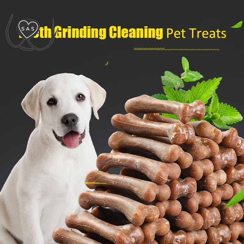 New Dog Snacks Teething Sticks 28G Teeth Cleansing Bone Fresh Ingredients Flavorful Nutritious Healthy Pet Puppy Snacks Foods