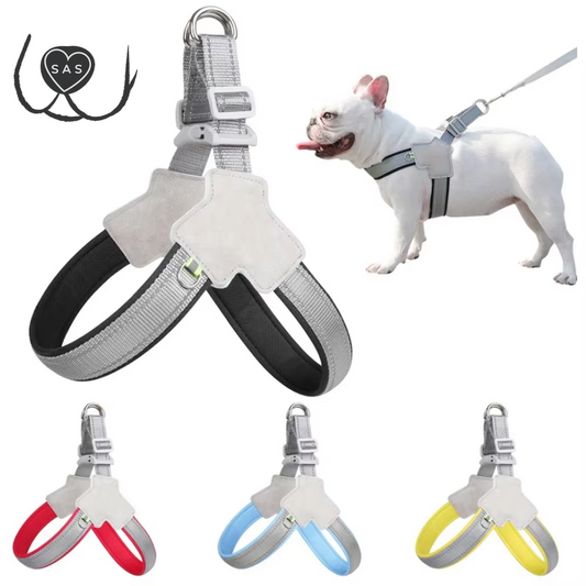 Reflective Pet Dog Harness for Small Medium Dogs Cat No Pull Vest Harnesses Puppy Chest Strap Pug Chihuahua Bulldog Supplies