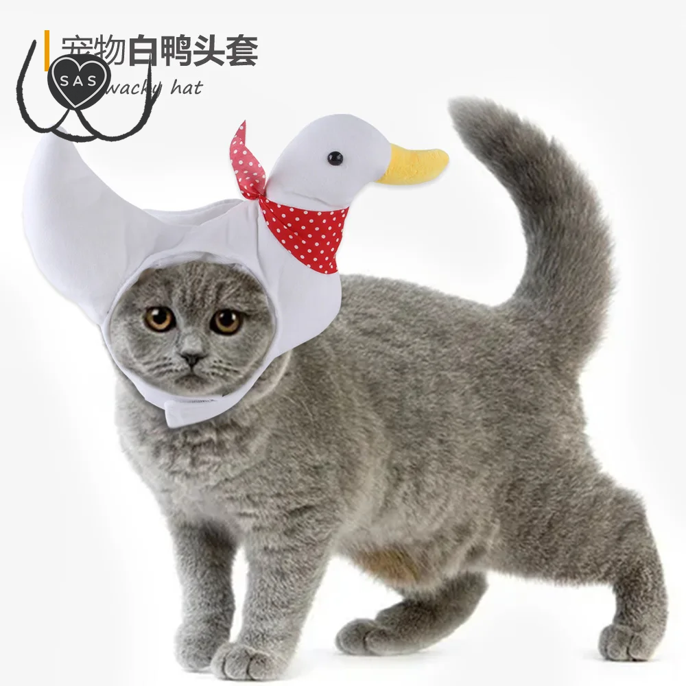 Cute Refined Cat Hat Plush Elastic Winter Pet Hat Puppy Kittens Knitted Hat Party Cosplay Props Decoration Cat Accessories Pet