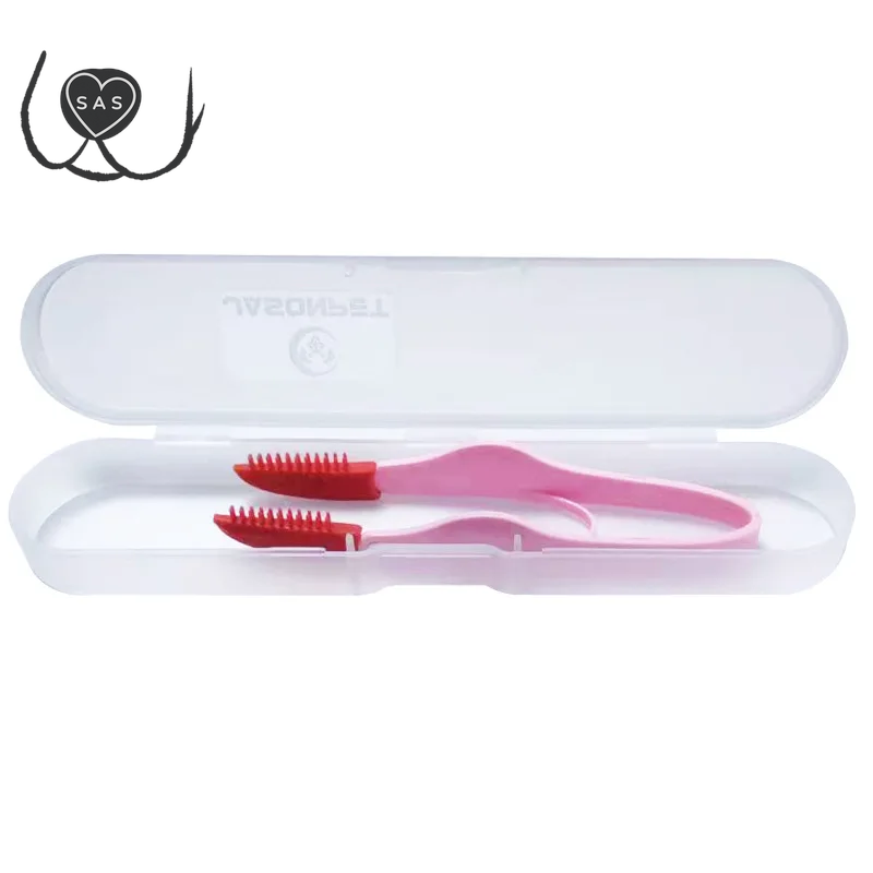 1PC Pet Tear Marks Comb Brush Cat Dog Eye Excrement Brush Knot Eye Cleaner Clip Soft Brush Cleaning Soft Brush Small Pet Tool