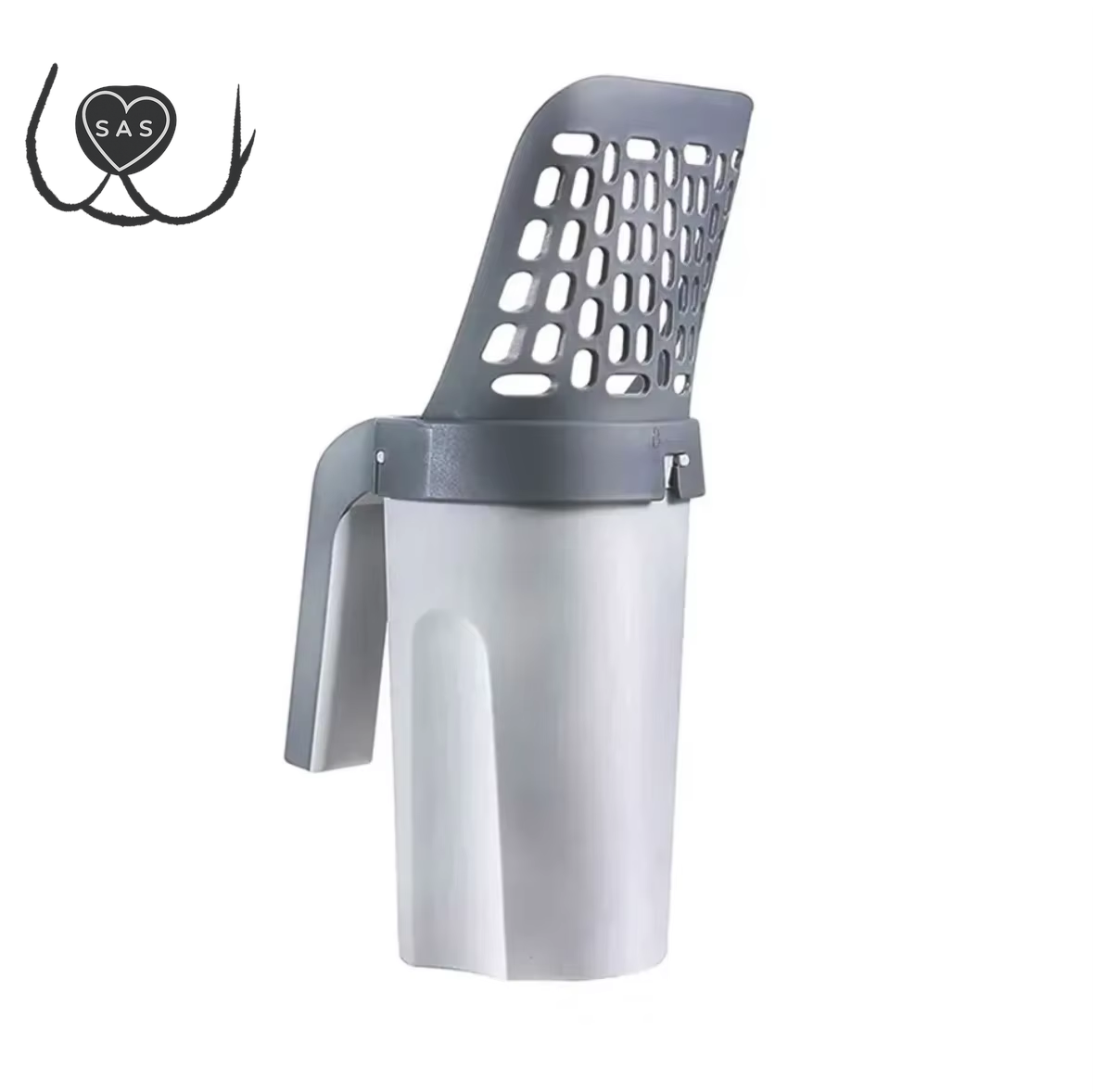 Cat Litter Shovel Scoop with Refill Bag for Pet Filter Clean Toilet Garbage Picker Cat Supplies Cat Litter Box Self Cleaning