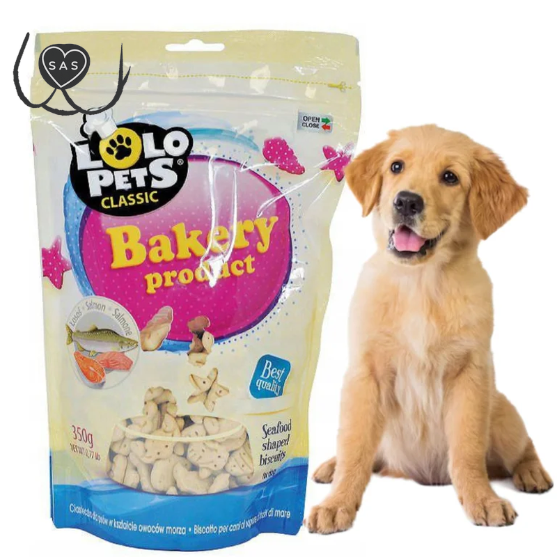 Lolo Pets Dog Treats Salmon Cookies 350 G