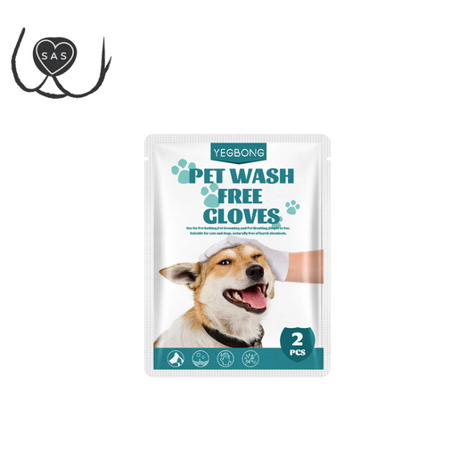 Pet Disposable Cleaning Gloves Wash Free Dog Cat Spa Bathing Deodorant Fleas Tick Removal Antibacterial Cat Dry Cleaning Gloves