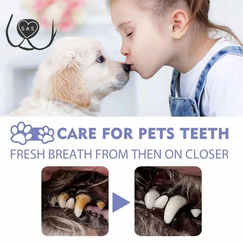 50Ml Pet Oral Cleanse Spray Dogs Mouth Fresh Teeth Clean Deodorant Prevent Calculus Remove Kitten Bad Breath Mouth Pet Supplies