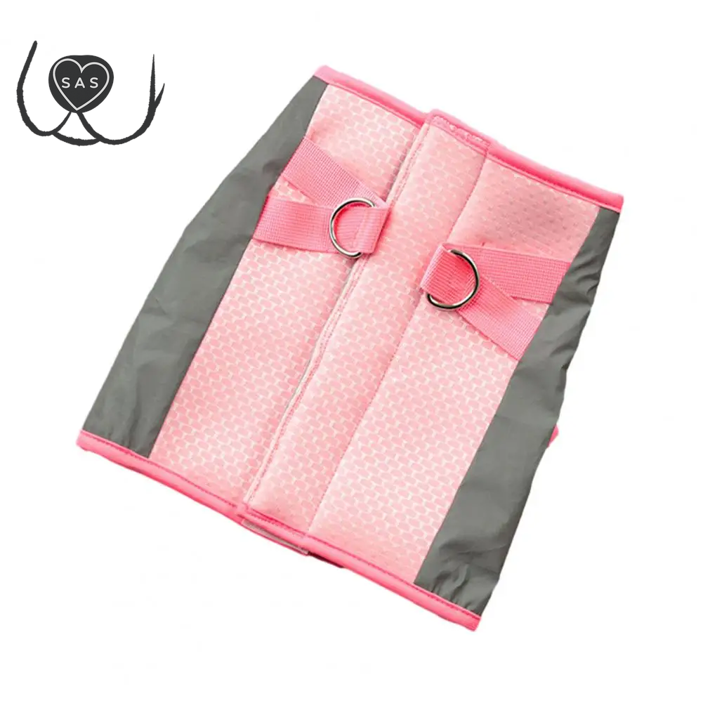 High Heat Prevention for Pets Adjustable Reflective Dog Vest for Summer Outdoor Activities Harness for Small Medium Dogs Quick