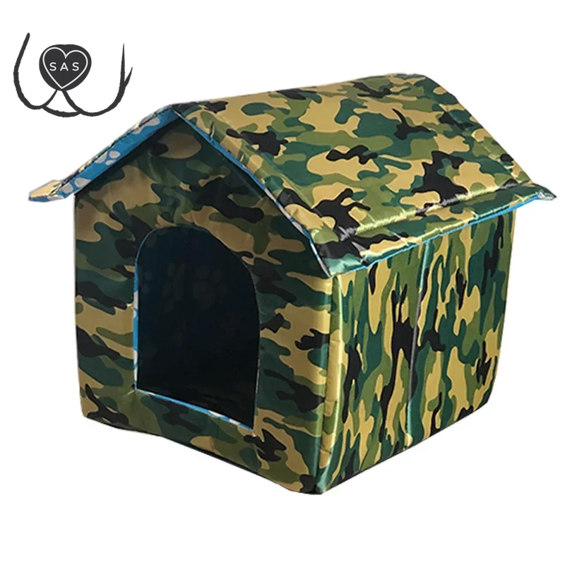 Waterproof Outdoor Pet House Thickened Cat Nest Tent Cabin Pet Bed Tent Cat Kennel Portable Travel Nest Pet Carrier Wholesale