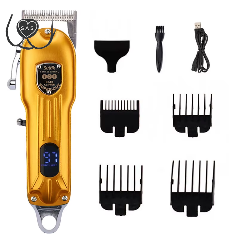 Professional Dog Hair Clipper All Metal Rechargeable Pet Trimmer Cat Shaver Cutting Machine Puppy Grooming Haircut Low Noice