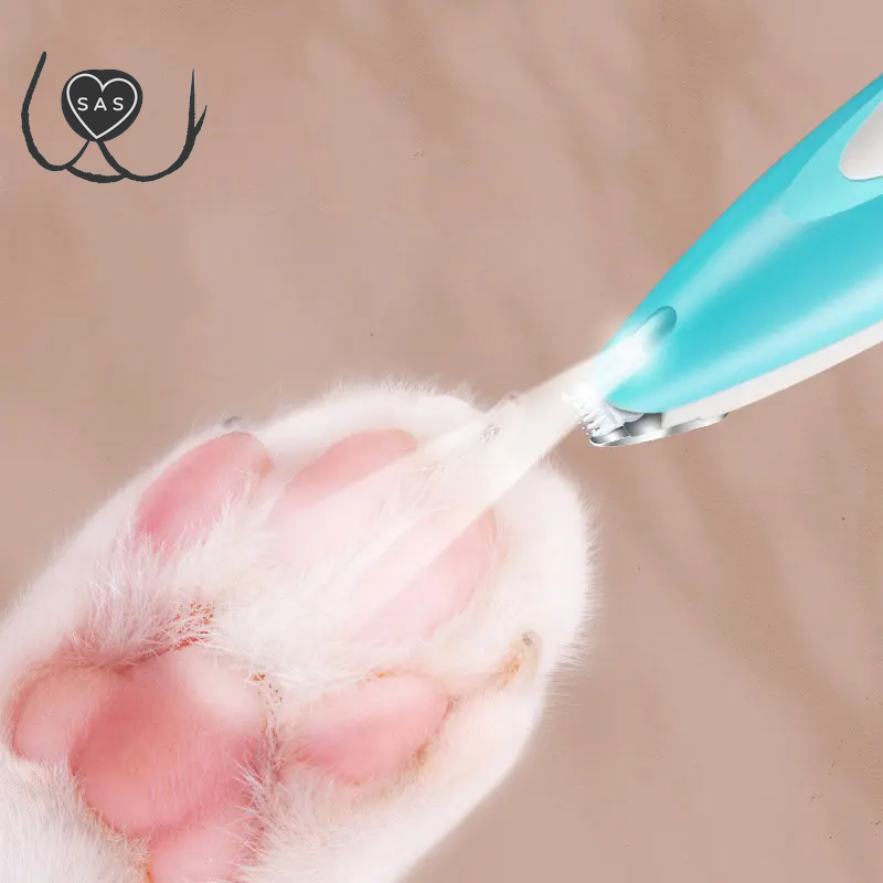 Dog Hair Trimmer Professional LED Pet Foot Hair Trimmer Dog Grooming Clippers for Dogs Haircut Hair Cutting Electric Shaver