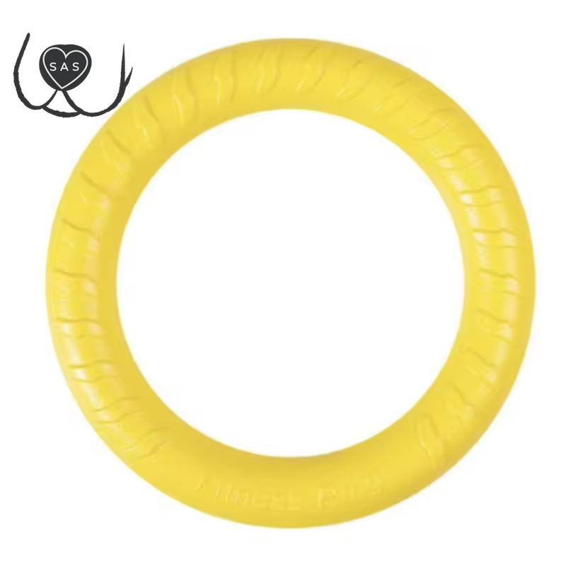 Dog Ring Toys Indestructible Chewing Flying Floating Training Tools Fetch for Small Medium Large Dogs Throwing Catching Flying