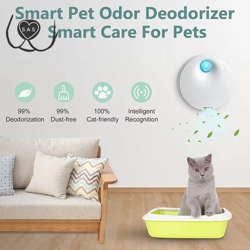 Smart Cat Odor Purifier Replacement for Cat Litter Box Deodorizer Pet Toilet Air Purifier Dog Cat Litter Deodorant Pet Supplies