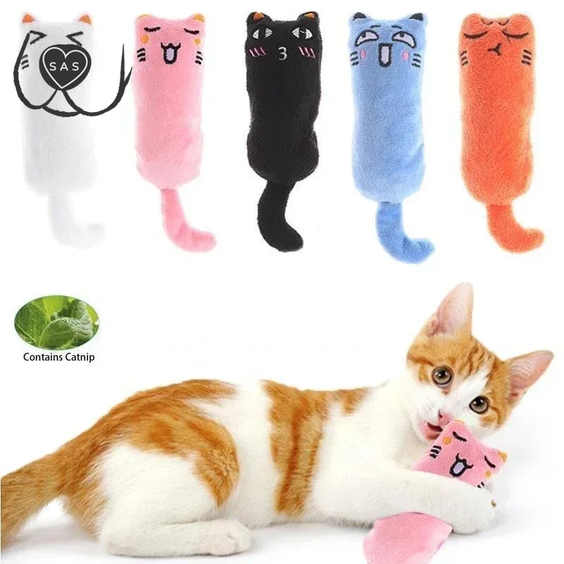 Cat Toy Cute Pet Catnip Toys Cat Plush Thumb Pillow Pet Supplies Аксесуари Для Котів Juguete Para Gato