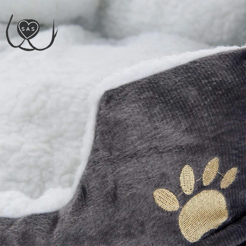 Dog Bed Cat Bed Pet Beds with Thickened PP Cotton Dog Cave Bed and Sofasuitable for Small Puppy Cat Bed
