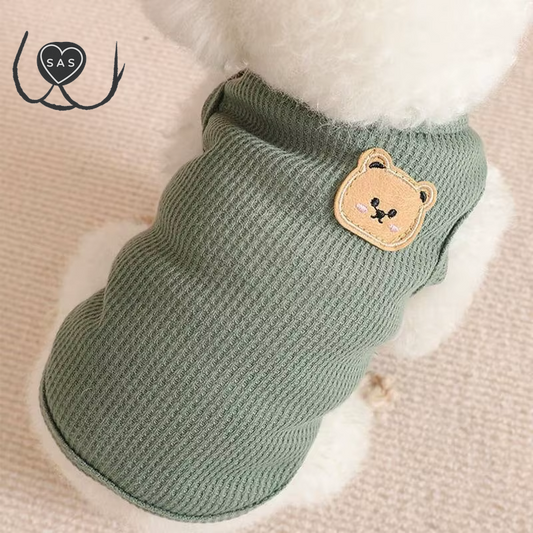 Dog Vest Pet Cat Clothing Four Colors of Polyester Fabric Breathable Sweat Resistant Easy to Clean Fun Viewing