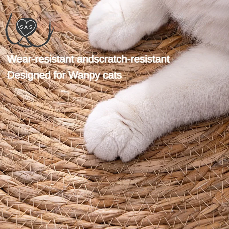 Cat Scratcher Rattan Mat Board Cat Scratch for Sharpen Nails Scraper Cats Tree Cat Scratching Post Sofa Mats Furniture Protector