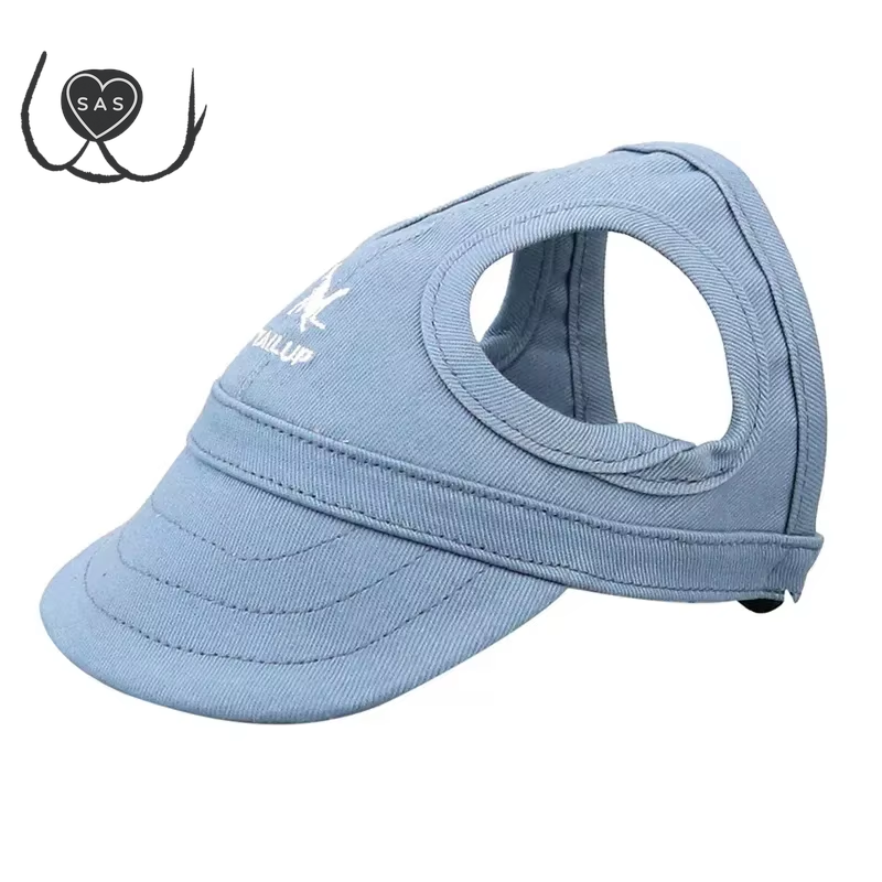 Pet Dog Caps Small Puppy Pets Summer Solid Color Cap Dog Baseball Visor Hat Outdoor Accessories Sun Bonnet Cap Travelhelmet