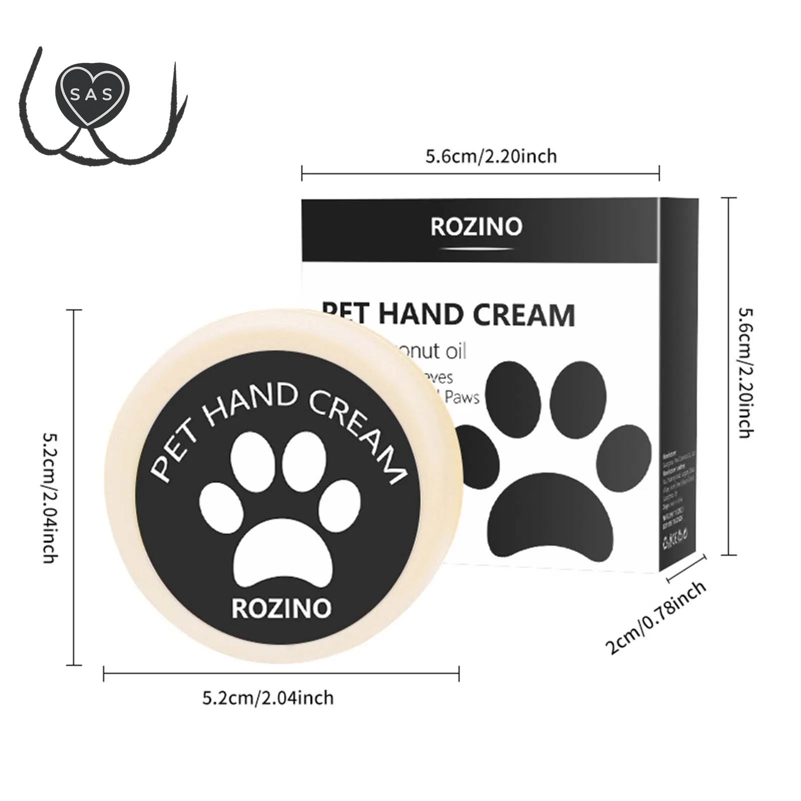 20G/15G Dog Paw Balm Paw Care Balm Moisturizing Protection for Dog Feet Foot Pads Winter Paws Cream Cat Grooming Pet Supplies