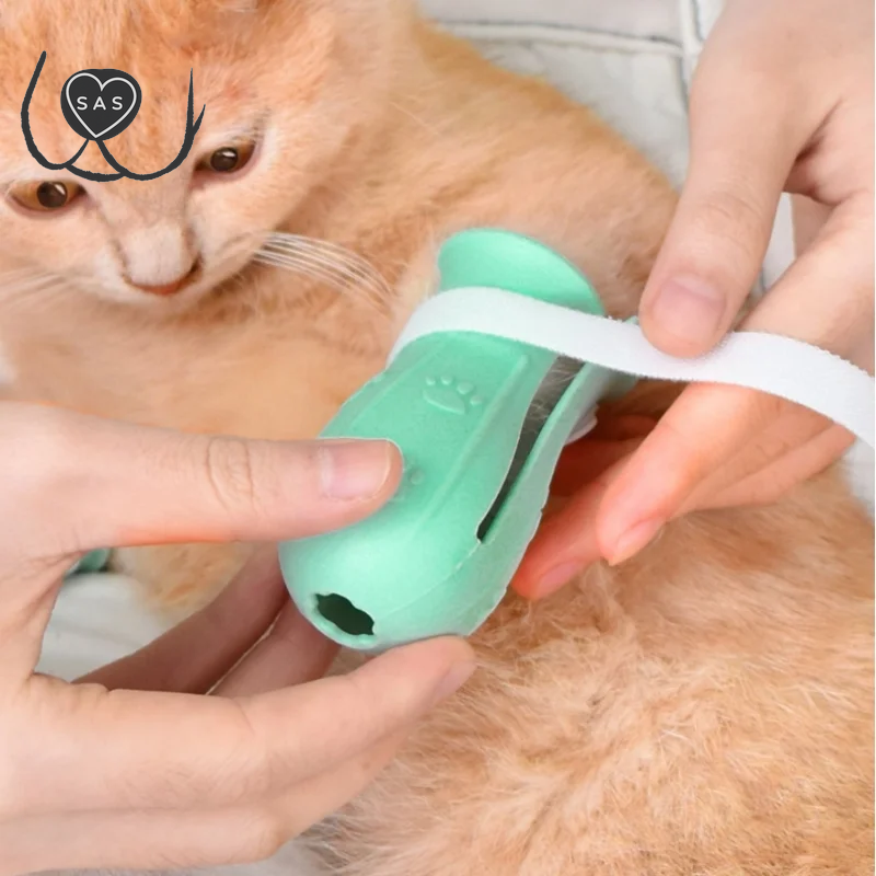 Cat Claw Protector Bath Anti-Scratch Cat Shoes for Cat Adjustable Pet Bath Wash Boots Cat Paw Nail Cover Pet Grooming Supplies
