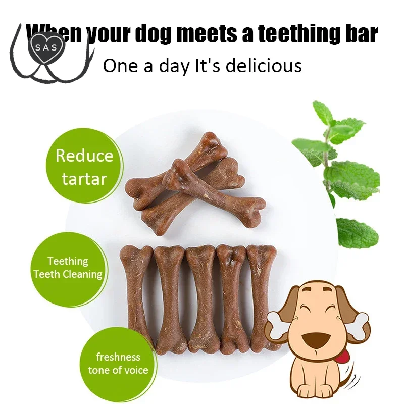 New Dog Snacks Teething Sticks 28G Teeth Cleansing Bone Fresh Ingredients Flavorful Nutritious Healthy Pet Puppy Snacks Foods