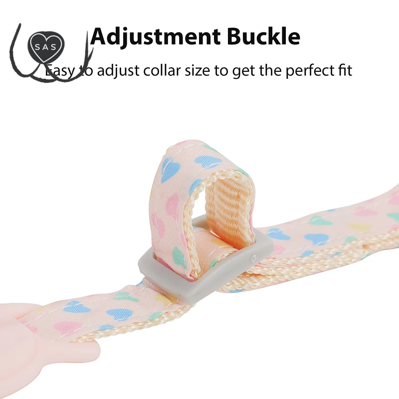 Pet Collar for Airtag Cute Anti-Lost Dog Cat Collar Adjustable Nylon Pet Collar for Small Dog